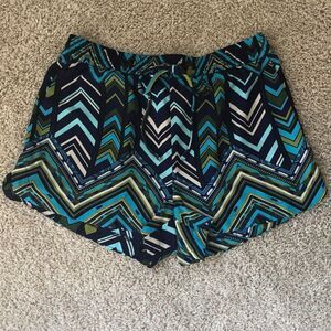 Forever 21 Patterned Drawstring Shorts